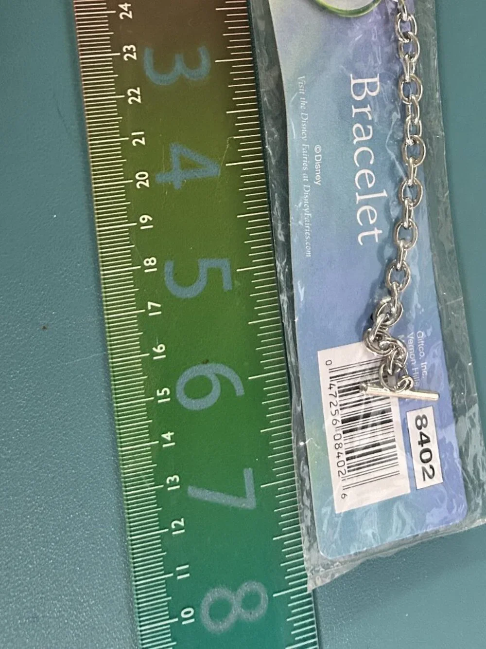 Title: Vintage Disney Fairies Tinker Bell Silver-Tone Toggle Bracelet NIP